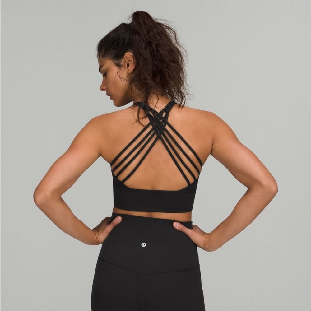 Lululemon Free to Wild Be High Neck Longline Bra
